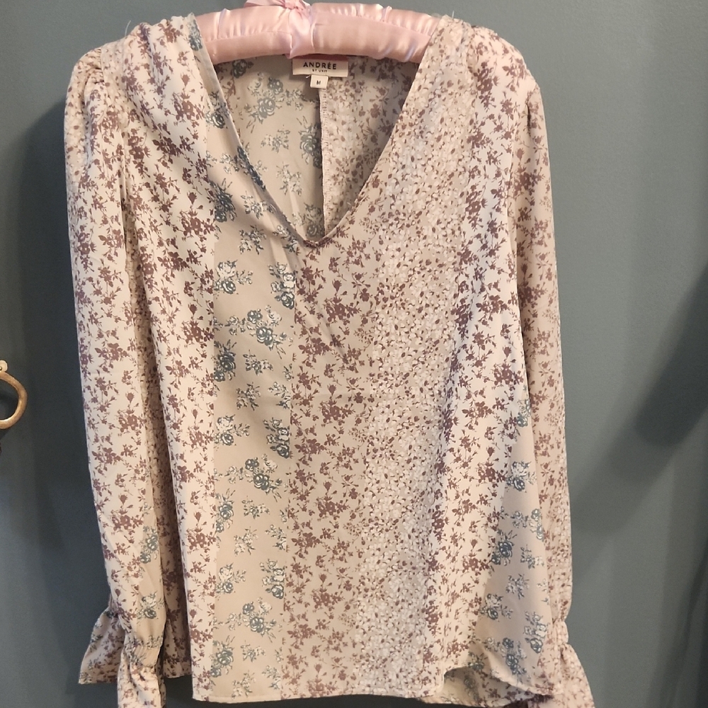 Andree Long Sleeve Relaxed Blouse